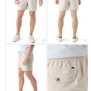 Crown & Ivy Men's 6” Oxford Shorts Tan & Grey. Multiple available. NWOT XL